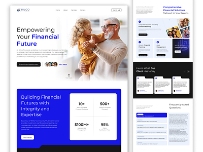 Wilco - Landing Page Design cleandesign creativelayout designgoals digitaldesign dribble figma finance graphic design growth invesment landing page layoutdesign modernlayout mordern design ui uiux userexperience web design webinspiration website