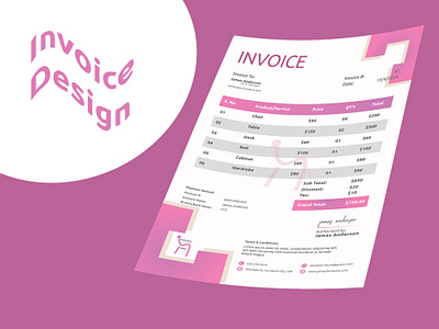 Invoice Designs adobe illustrator adobe photoshop graphic design illustration invoice invoice design mockup