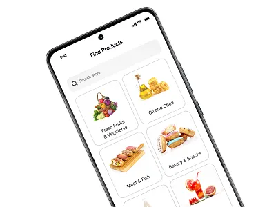 Online Groceries App UI app app mockup app ui app ui download design free app ui groceries online groceries app ui ui ui ux ux