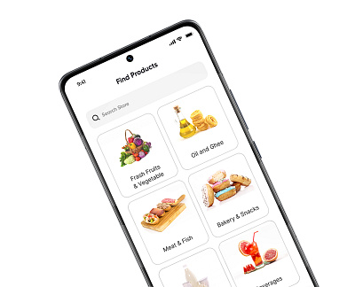 Online Groceries App UI app app mockup app ui app ui download design free app ui groceries online groceries app ui ui ui ux ux