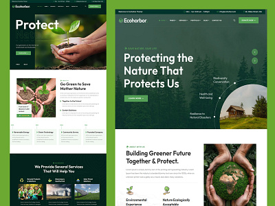 Get 70% off on our Ecology & Environment WordPress Theme now!! ecology environment sustainability web design web development wordpress