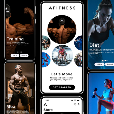 Fitness App Design app app design design fitness fitness app ui ux web design web development