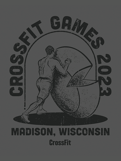 Crossfit Games 2023 Event Tee Concept branding design graphic design illustration logo typography vector