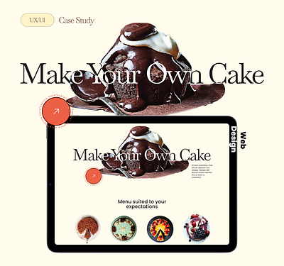 Make Your Own Cake design designer designinspiration figma inspiration owncake ui uidesigner ux