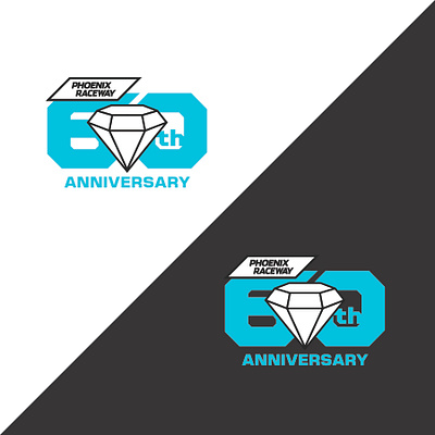 Phoenix Raceway 60th Anniversary Concepts branding design graphic design illustration logo typography vector