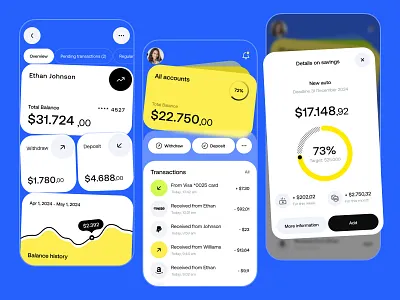 Finance mobile app bank banking finance finance app fintech wallet