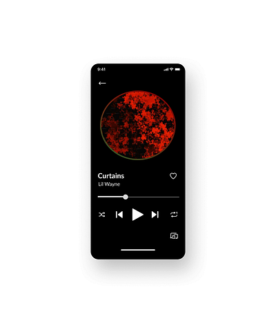 Music Player dailyui design figma mobile design mobile. music music player ui uiux