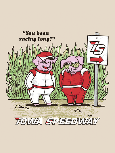 Iowa Speedway Meme Youth Tee branding design graphic design illustration logo typography vector
