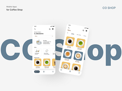 Mobile UI/UX Design | Coffee Shop coffee shop mobile app uiux design