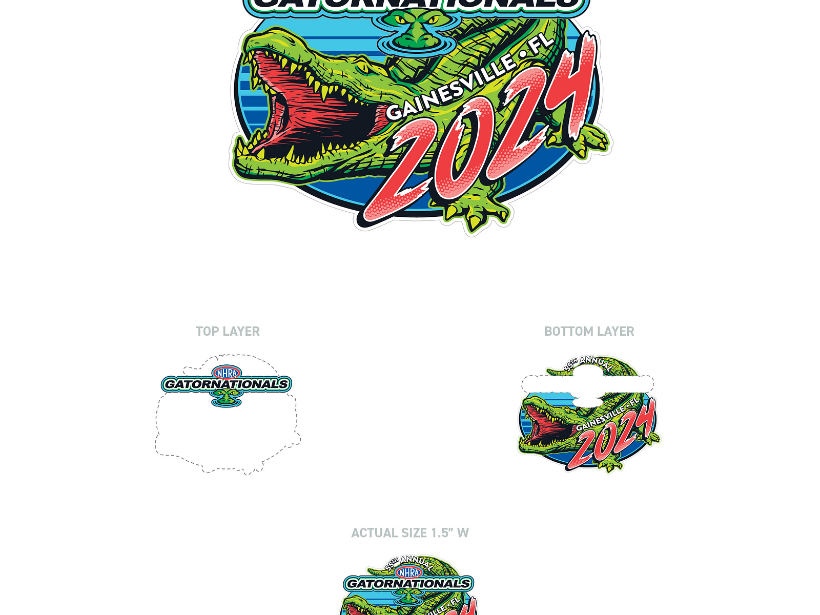 NHRA Gator Nationals 2024 Hatpin Concept by Stephen Gurthet on Dribbble