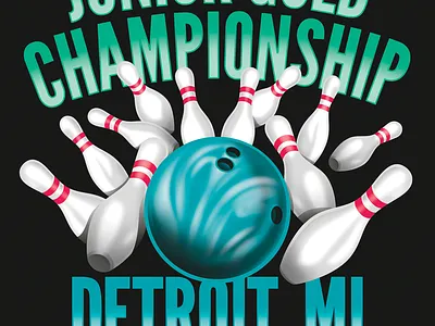 USBC Junior Gold Event Tee Concept 2024 branding design graphic design illustration logo typography vector