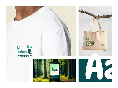 La Nature S'exprime branding, visual identity, brand design brand brandidentity branding brandlogo corporateidentity design graphicdesign identitydesign logo logodesign logoinspiration logotype visualidentity