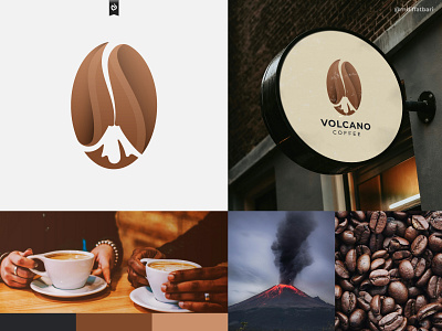 Coffee Shop Logo Design, Cafe Logo, Branding, Brand Identity brand identity branding business logo cafe coffee coffee house coffee logo coffee shop logo creative logo fast food flat logo logo logo design logos minimalist logo modern logo restaurant volcano