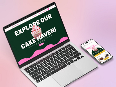 Bakery and Cake Shop cake cake app cake shop cake website clean design food order cake shop ui design uiux website