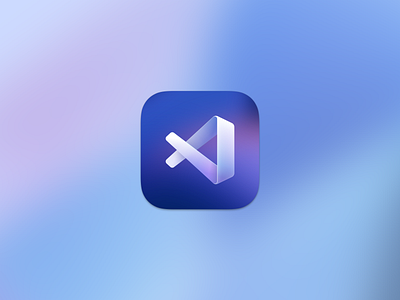 VSCode MacOS Replacement Icon app apple application big sur branding dock icon logo mac mavericks microsoft replacement sonoma