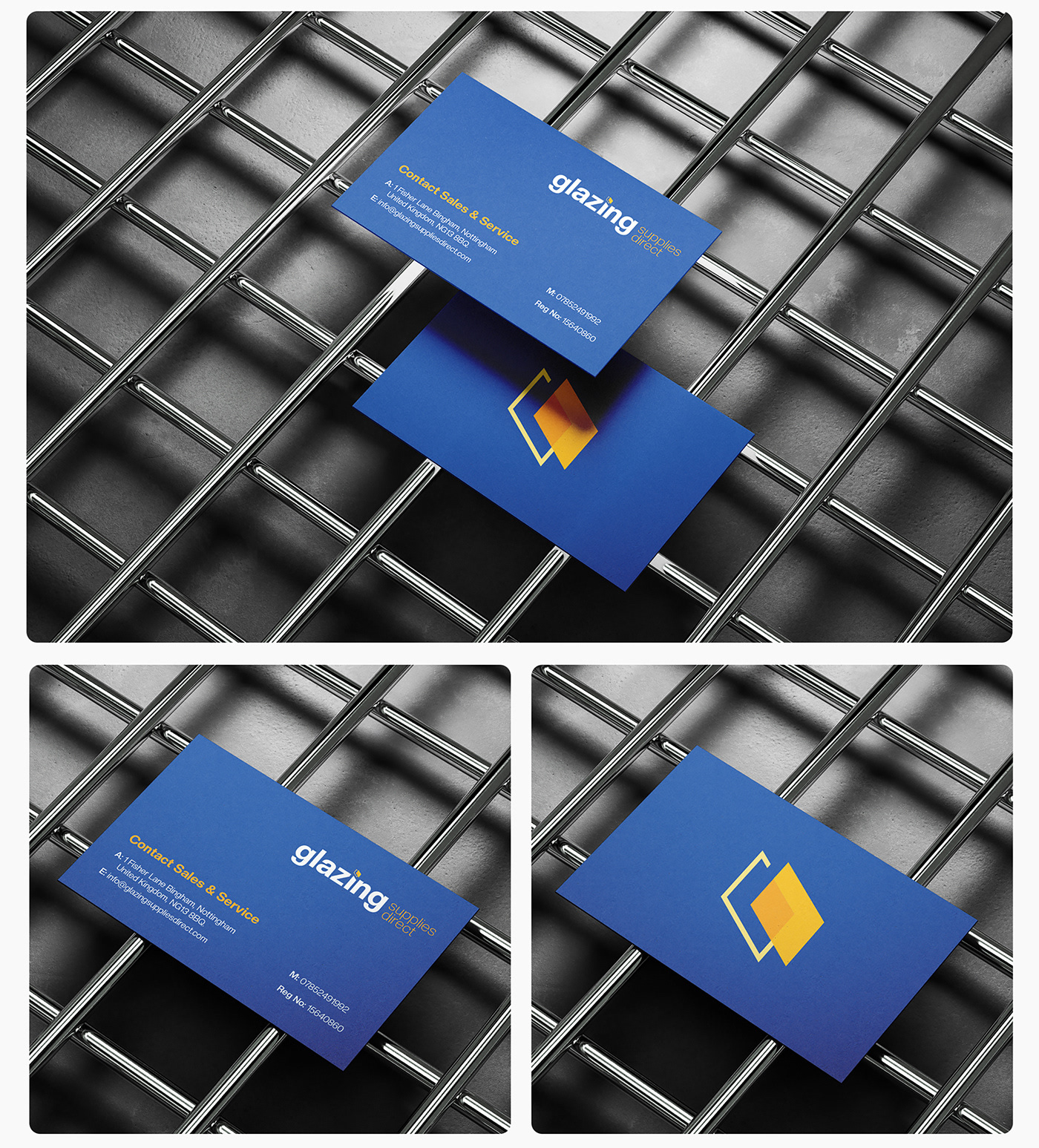 Glazing Supplies Direct - Brand Identity Design 3d animation branding graphic design logo motion graphics ui