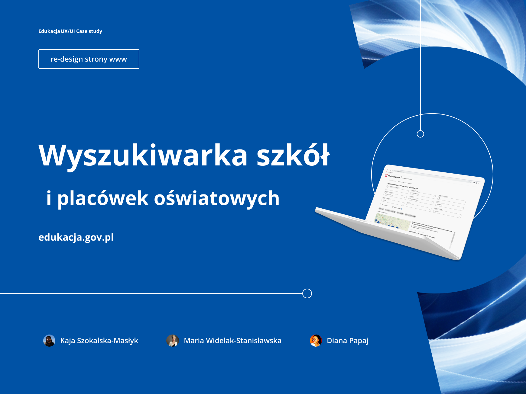 Wyszukiwarka szkół i placówek oświatowych. Re-design. design education public services school search engine ui ux