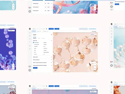 MINERVA - medical research platform app blue clean dashboard dashboard design health health care health dashboard healthtech interface medical minimalist research science ui design ui ux design university user interface web web design