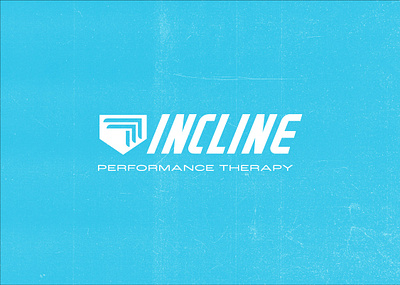 Incline Performance Therapy athletics baseball branding graphic design logo logo design