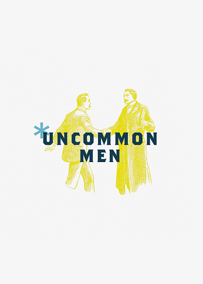 Uncommon Men Podcast branding graphic design illustration layer logo manliness masculine men podcast