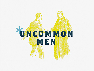 Uncommon Men Podcast branding graphic design illustration layer logo manliness masculine men podcast