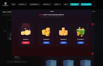 Buy meth screen crypto design game ui ui