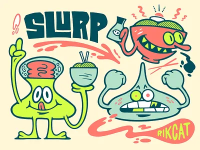 Slurp applepencil illustration ipadpro procreate sketch sketchbook slurp