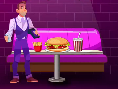 Fast Food Motion Graphic Campaign by Fateme on Dribbble