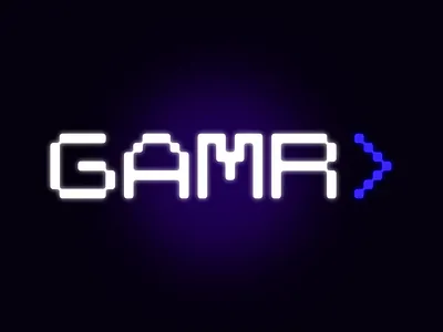 Logo Design - GAMR animation branding design digital bank game gamer graphic design high performance baking illustration logo motion graphics niche nymbus pixel pixel art pixel logo stream streamer vector