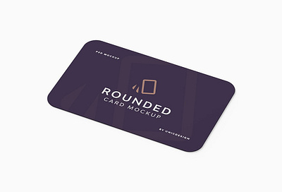 Rounded Card Mockup `credit `debit `gift `loyalty `membership `mockup `psd `shopping `template `vip `voucher rounded card mockup