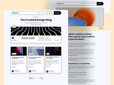 Blog page design blog page design designer disgner figma landing page ui ux web web design webflow website