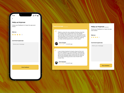 Feedback screen | Daily UI Challenge #31 app mobile design ui web design