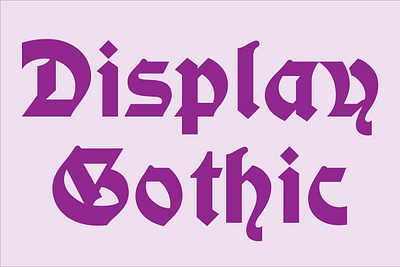 Display Gothic Font blackletter decorative display gothic font grotesque headline