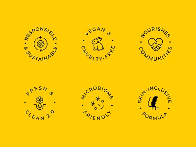 Skincare Icon Set beauty clean cruelty free fresh healthcare icon set iconography icons inclusive microbiome sensitive skincare sustainable vegan wellness