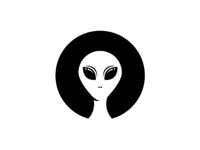 Alien Logo Design alien cosmos creature galaxy graphic design logo science ufo