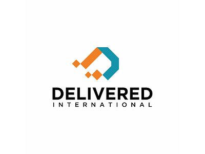 Delivered Logo 3d animation app branding clean color colour delivery design gra graphic design illustration logo motion graphics redesign simple ui unofficial vector