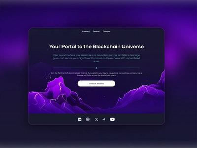 Web3 Crypto Wallet Desktop Web Design blockchain cryptocurrency website cryptowallet dapp defi design desktopwallet digitalassets digitalsecurity herouiux minimalistic design ui uiux uiuxdesign wallet web3 web3 wallet app webapp webdesign website