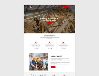 JPGS - UX/UI Design construction website ui uxui web design