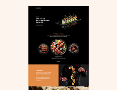 Sakurana - UX/UI Design restaurant website sushi website ui uxui design