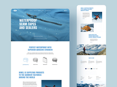 HiMel Homepage Design design homepage interface layout ui web design website
