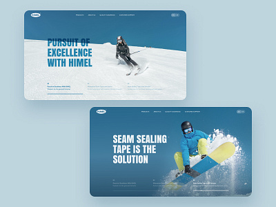 HiMel Homepage Design branding design homepage illustration interface layout logo ui web design website