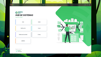 Hub de Sistemas ui ux web