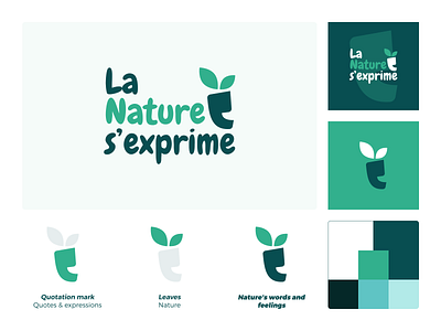 La Nature S'exprime visual identity and logo design symphony brand brandidentity branding design graphic design logo logodesign