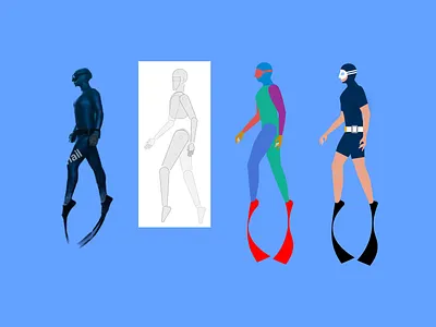 Illustration for Hold Breath Web figma illustration