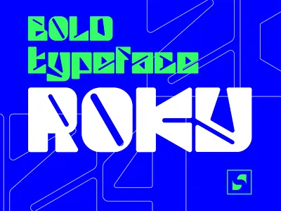 ROKY - Bold Typography 3d branding technology ui