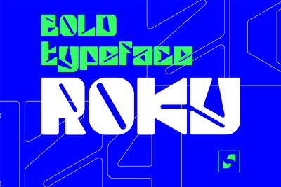 ROKY - Bold Typography 3d branding technology ui