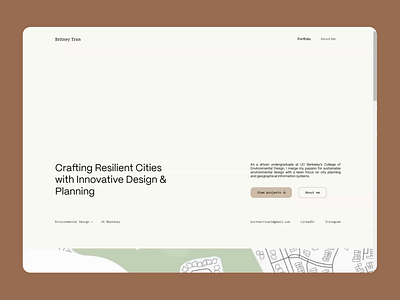 Britney Tran Portfolio animation branding colorful design environmental design graphic design nature portfolio ui webflow website