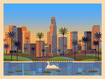Echo Park by George Townley on Dribbble