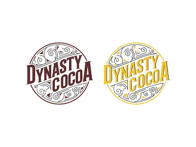 Dynasty Cocoa Logo Concept branding concept design emblem graphic graphic design graphics illustration logo logo concept logo design minimal motif product ui ux vector