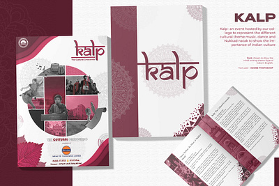 KALP- Brochure Design (Indian culture theme) branding brochure design design event brochure graphic design indian culture theme design